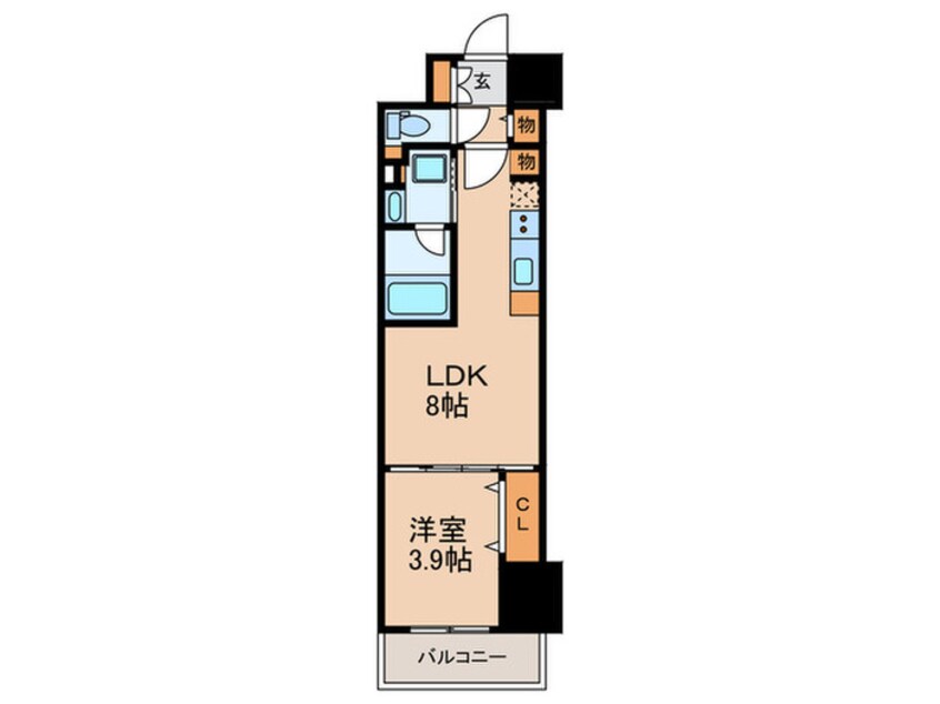 間取図 アーバネックス西本町