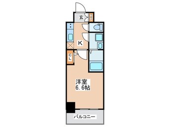 間取図 ｴｽﾘｰﾄﾞ大阪上本町ｸﾞﾘｰｽﾞ(203)