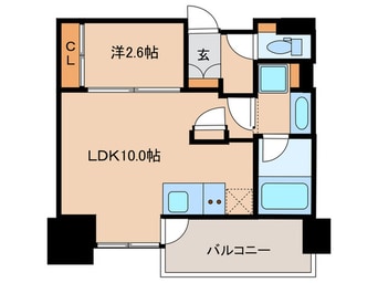 間取図 コンフォリア・リヴ本町WESTQ