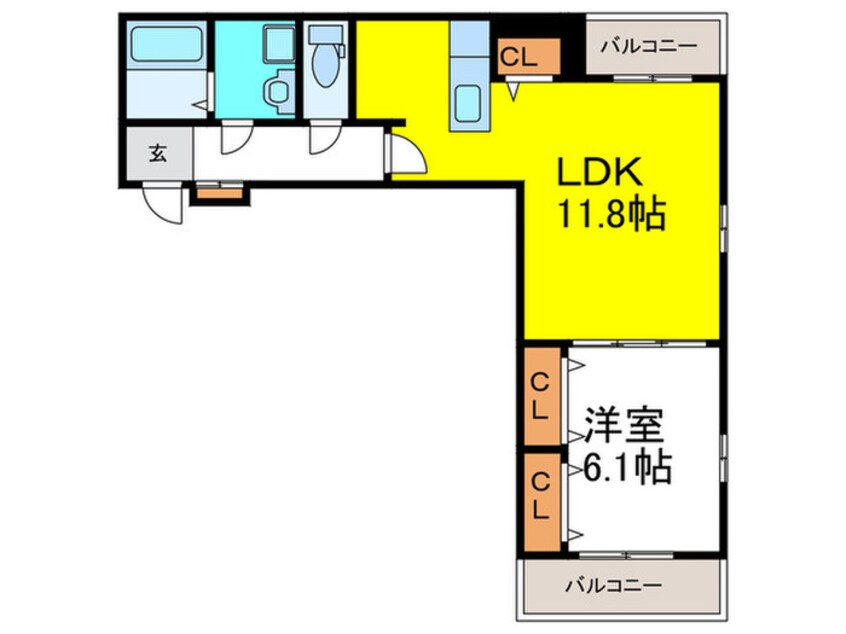 間取図 ウェルス暁