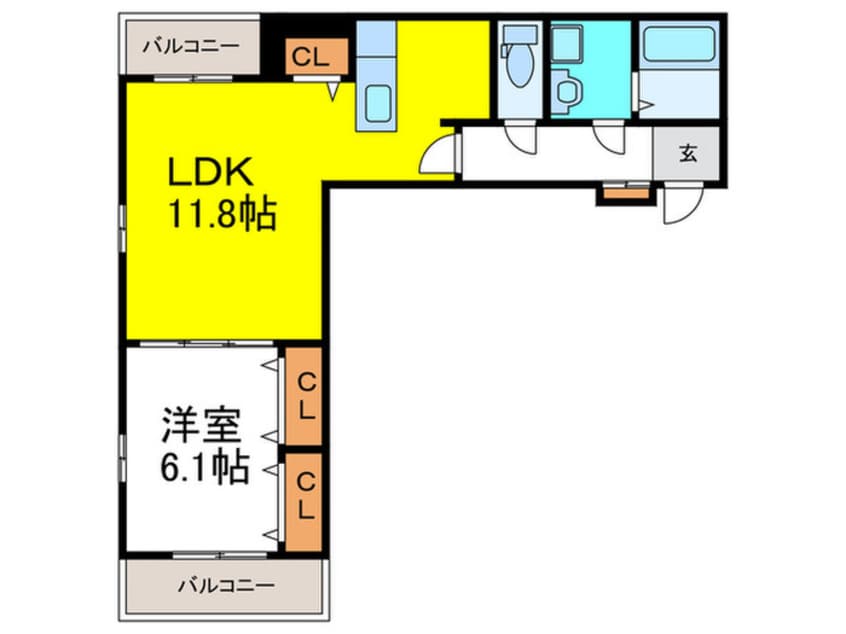 間取図 ウェルス暁