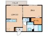 仮）Ｌｅｇａｍｅ 1LDKの間取り