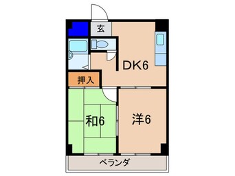 間取図 ＥＭＢＬＥＭ城南宮