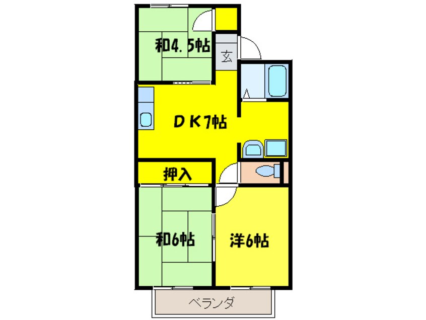 間取図 ソフィアマンション