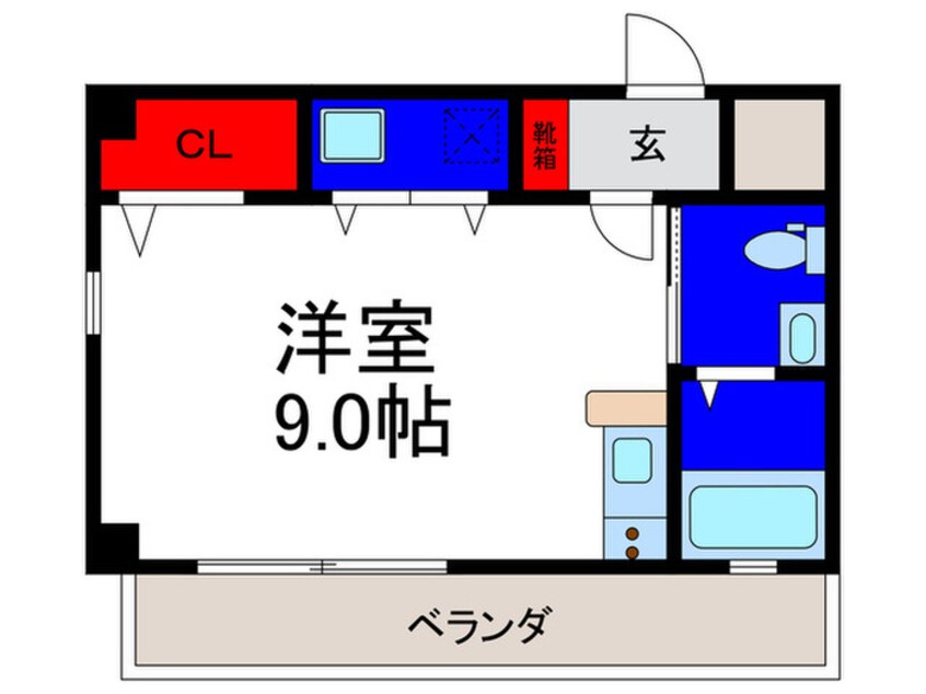 間取図 ＯＭ玉造Ⅱ