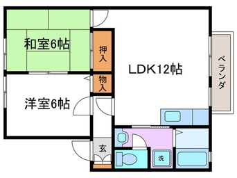 間取図 コンフォ－ルミキ