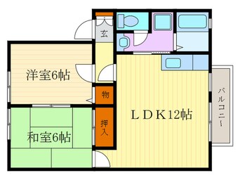 間取図 コンフォ－ルミキ