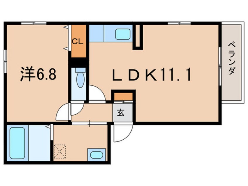 間取図 リレント西宮北口