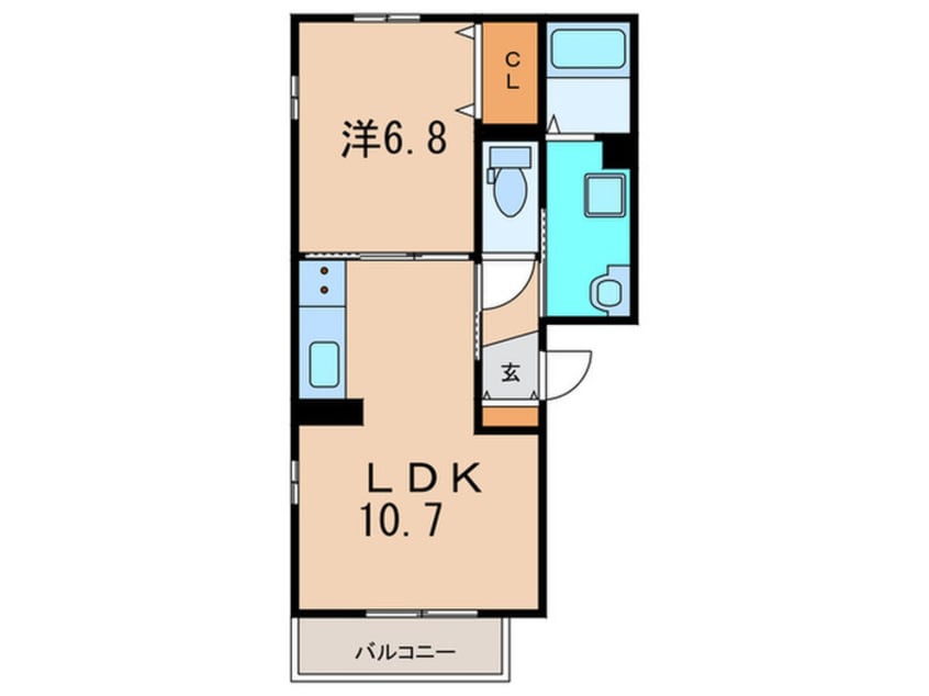 間取図 リレント西宮北口