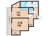 ハイパイル638 1DKの間取り