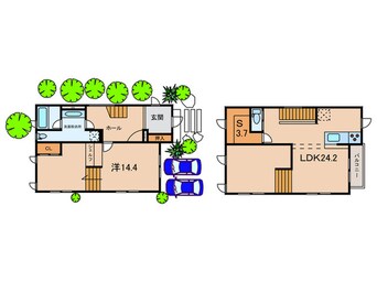 間取図 西宮サニ－ヒルズ６号
