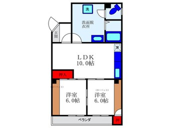 間取図 豊中駅前ビルⅣ