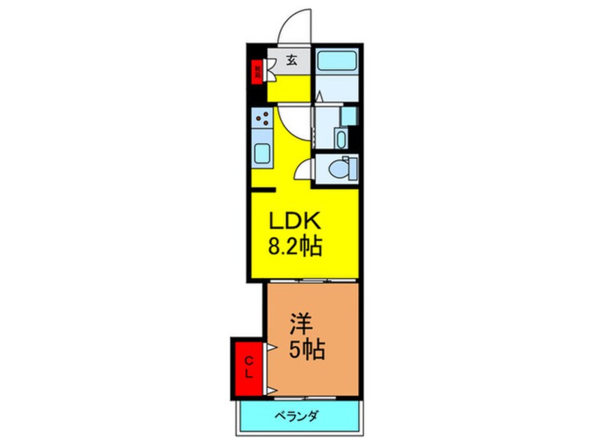 間取図 クリエオーレ東山町