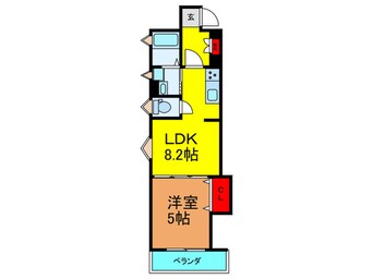 間取図 クリエオーレ東山町