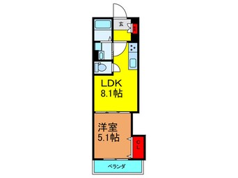 間取図 クリエオーレ東山町