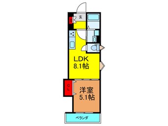 間取図 クリエオーレ東山町