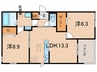 ＳＨＡＮＧＲＩーＬＡ 2LDKの間取り
