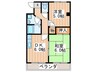 レスタ－テⅣ 2DKの間取り