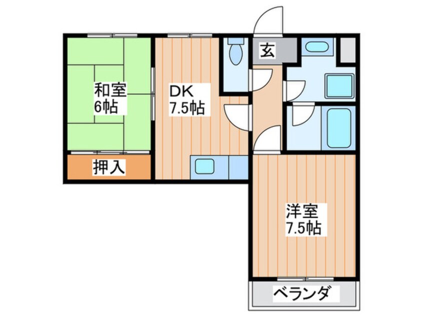 間取図 レスタ－テⅣ