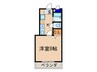 ドマ－レ平川 1Kの間取り