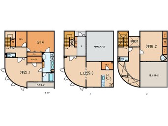 間取図 西宮サニ－ヒルズ１１号