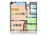プルネ－ドマキシマ 2LDKの間取り