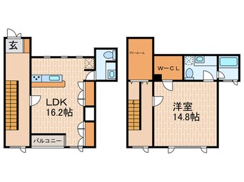 間取図 西宮サニ－ヒルズ12号13号14号