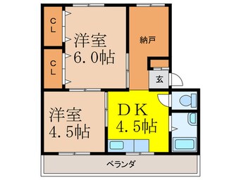 間取図 鳥飼マンション