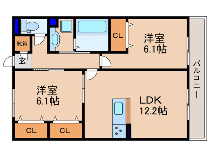 間取図 フリーデSTA