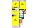 ポンテ　アルト　池上Aの間取図
