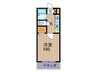 サンシャイン高倉 1Kの間取り