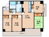 リバライン井高野二号棟（509） 4LDKの間取り