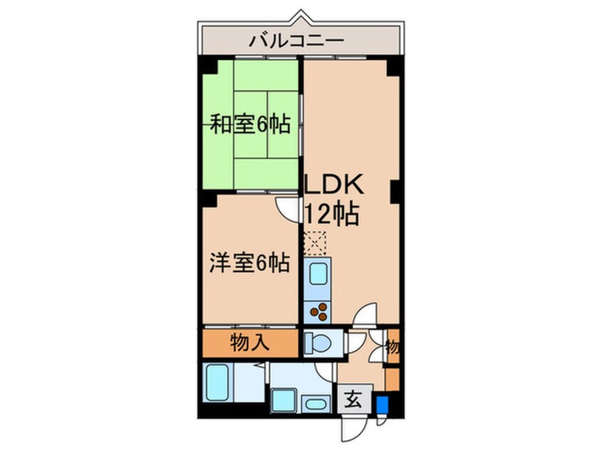 間取図 ｲﾝﾍﾟﾘｱﾙﾊﾟﾚｽ ﾘﾊﾞ-ｻｲﾄﾞ