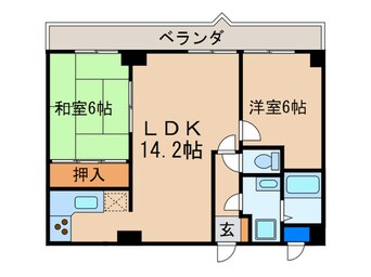 間取図 ｲﾝﾍﾟﾘｱﾙﾊﾟﾚｽ ﾘﾊﾞ-ｻｲﾄﾞ