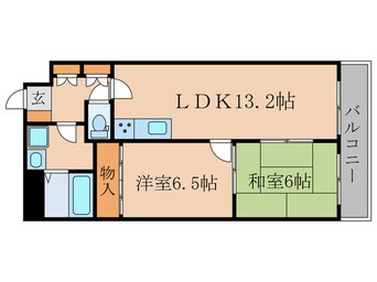 間取図 ｲﾝﾍﾟﾘｱﾙﾊﾟﾚｽ ﾘﾊﾞ-ｻｲﾄﾞ