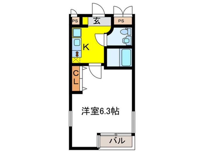 間取り図 グランデコート西院三蔵