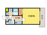 ｍｉｔｙＪＲ桂川 1Kの間取り