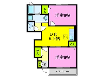 間取図 グラントゥールⅠ