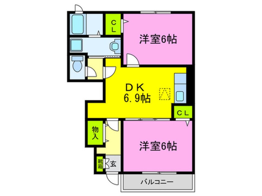 間取図 グラントゥールⅠ