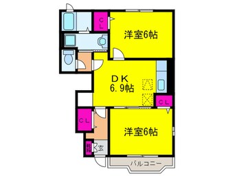 間取図 グラントゥールⅠ