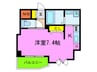 エスリード中山手・県庁前(407) 1Kの間取り
