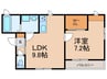 EVER LIFE西明石 1LDKの間取り
