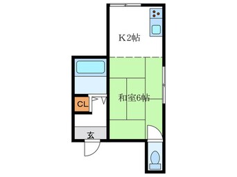 間取図 大建ビル