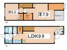 メゾネット　クオール 2LDKの間取り