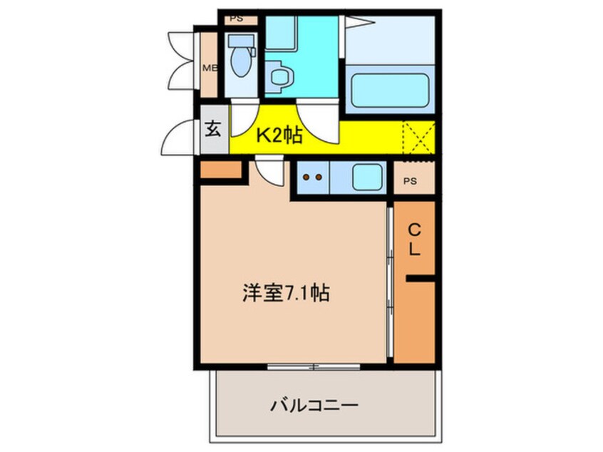 間取図 仮）エクラ宝塚