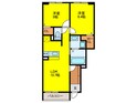 ポンテ　アルト　池上Bの間取図