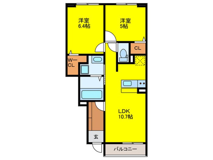 間取り図 ポンテ　アルト　池上B