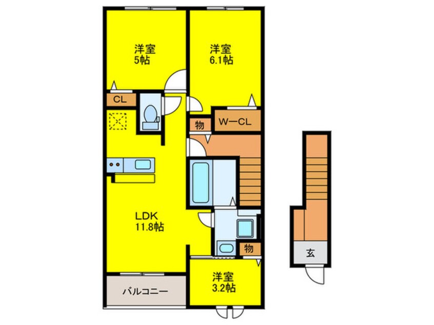 間取図 ポンテ　アルト　池上B