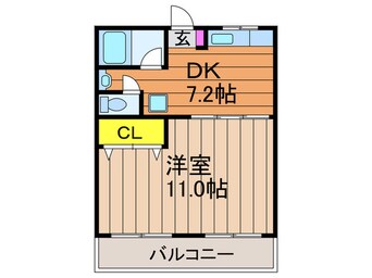 間取図 コーポ三樹