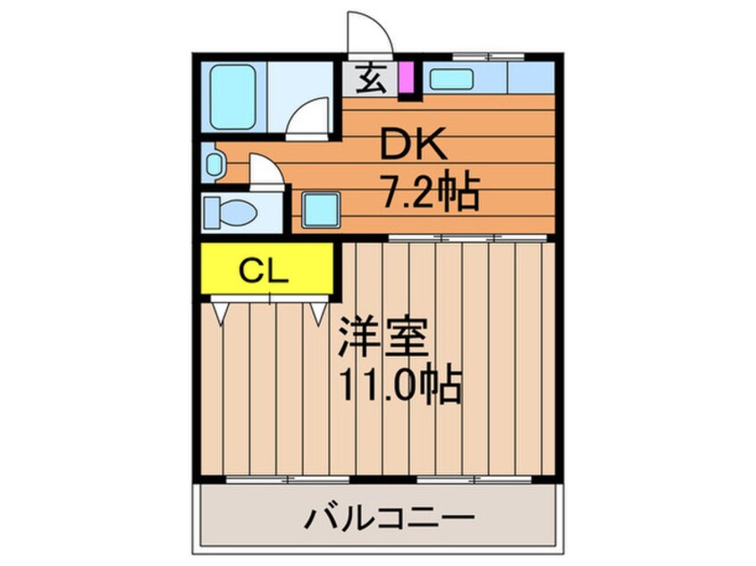 間取図 コーポ三樹